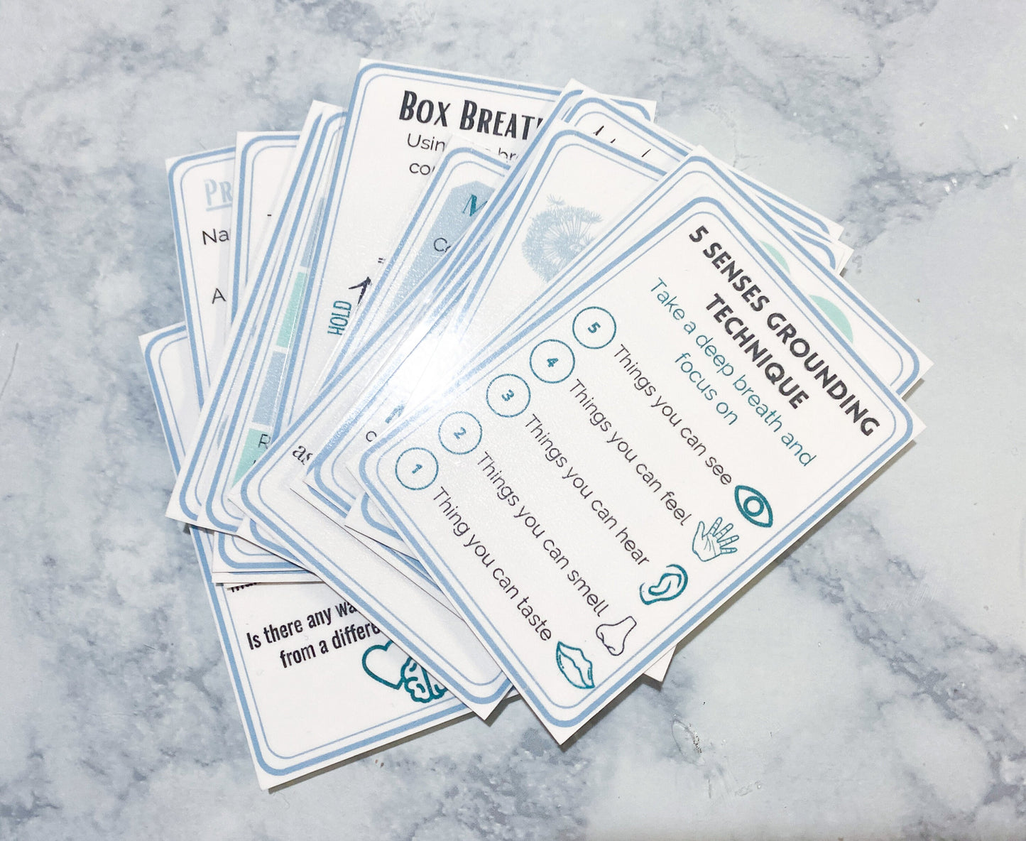 Printable Anxiety Coping Flashcards